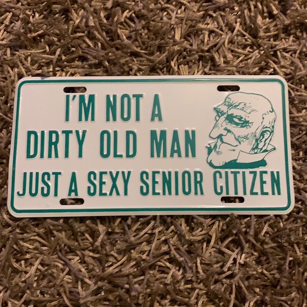 Fun license plate